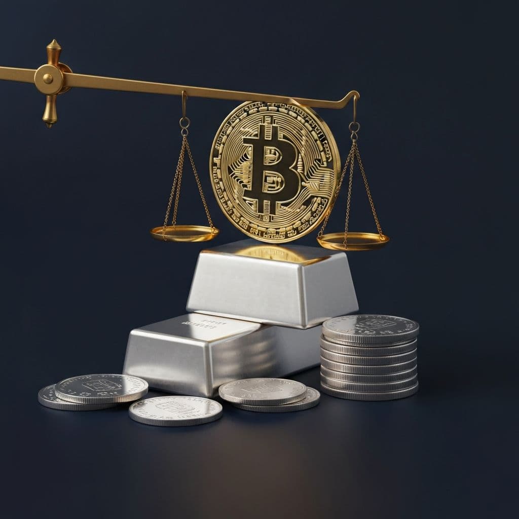 Bitcoin bi jednog dana mogao prestići srebro kao globalna store of value imovina