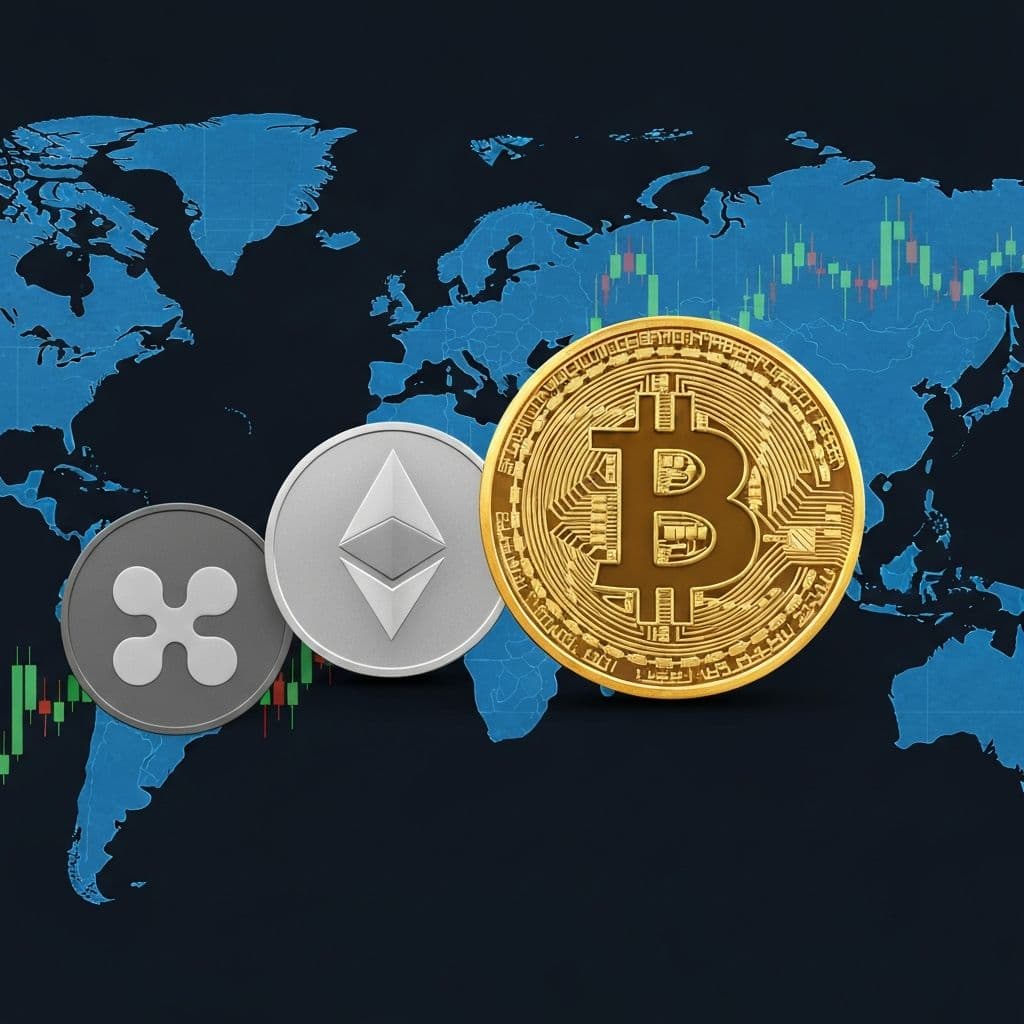 Bitcoin, Ethereum i XRP rastu dok geopolitika i rat oblikuju kripto tržište