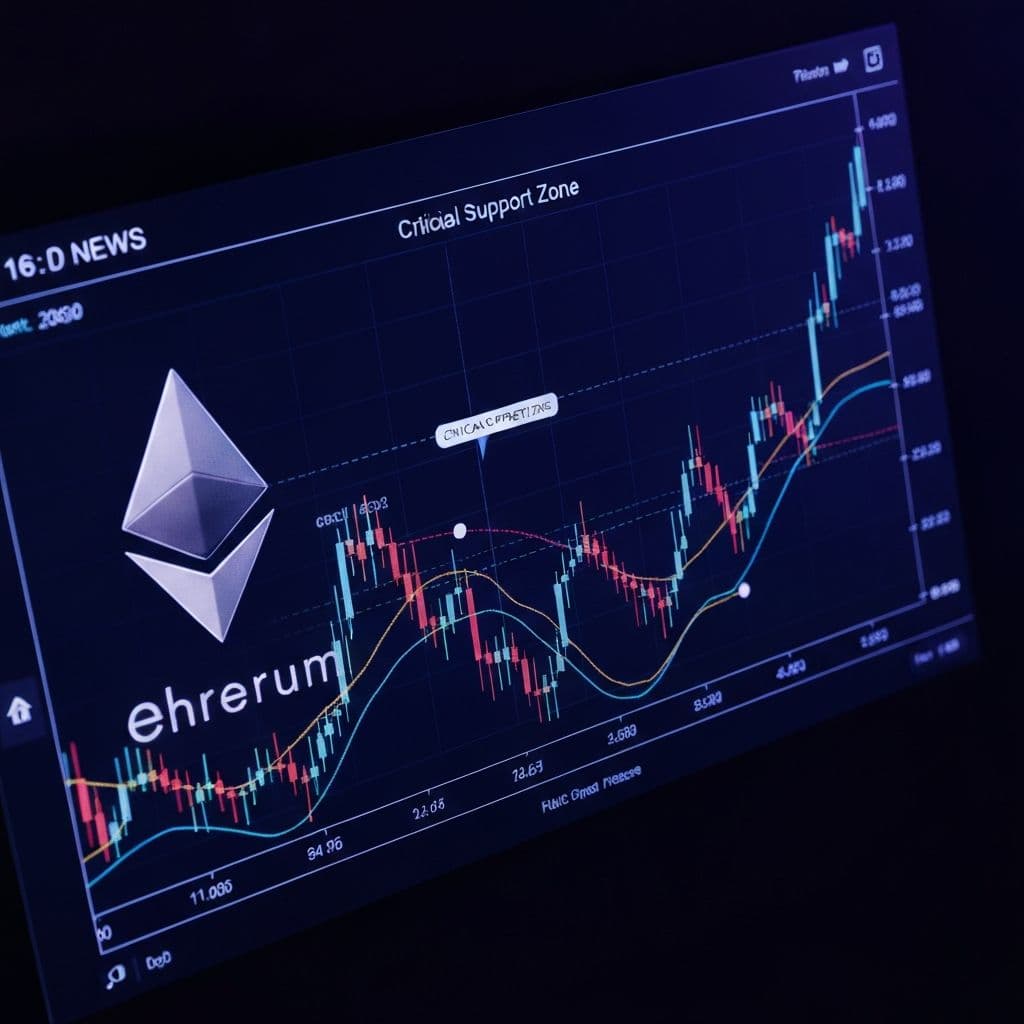 Ethereum cijena testira ključnu razinu podrške od 2150 USD na grafikonu u ožujku 2026