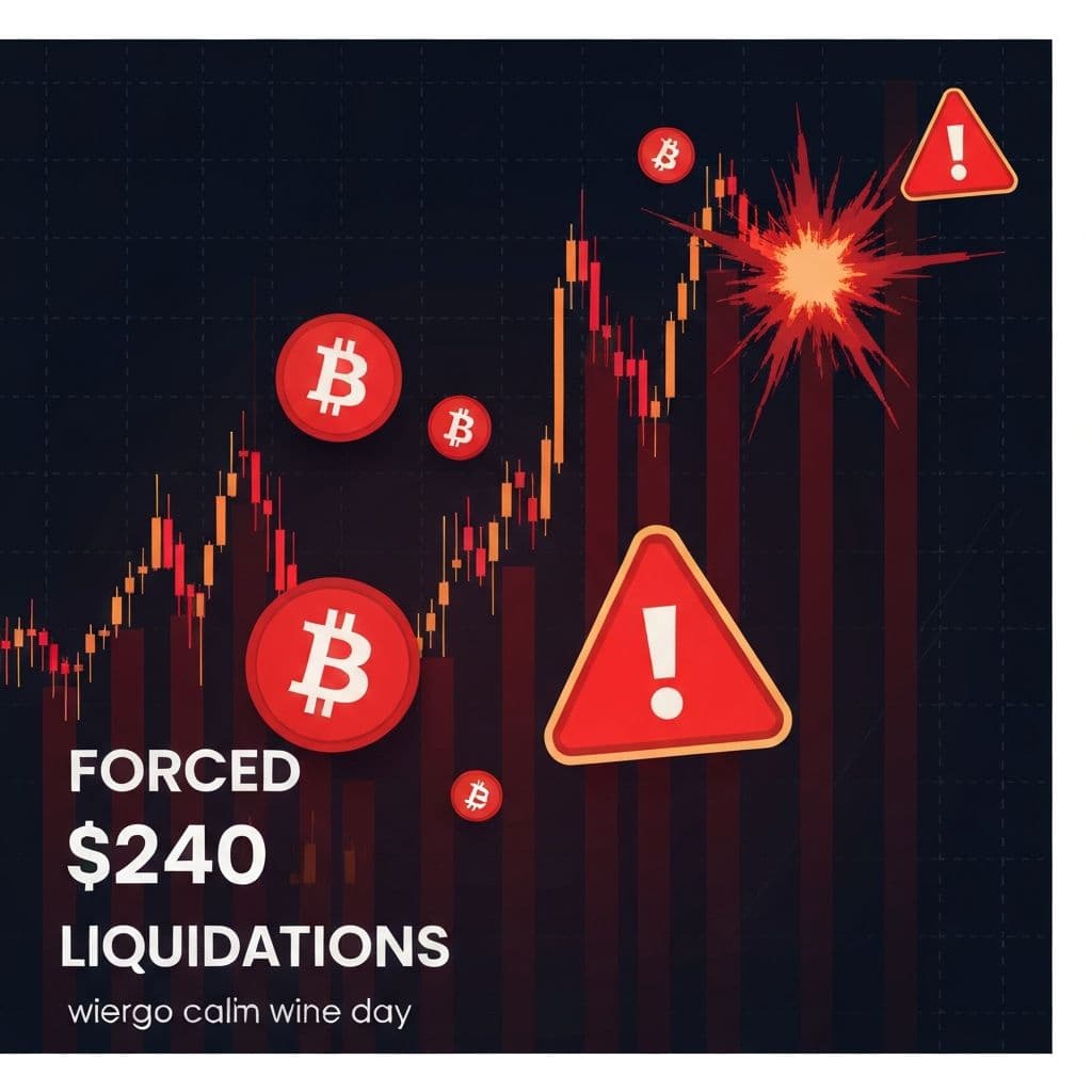 Preko 240 milijuna dolara likvidacija briše kripto tržište u jednom danu