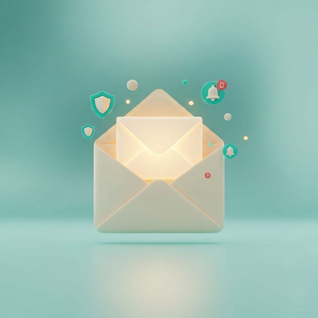 Ilustracija email newslettera sa zastitnim elementima